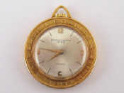 Appraisal: A Swiss hallmarked carat gold pocket watch circa the case