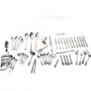 Appraisal: A Miscellaneous Group of Plated Flatware A miscellaneous group of