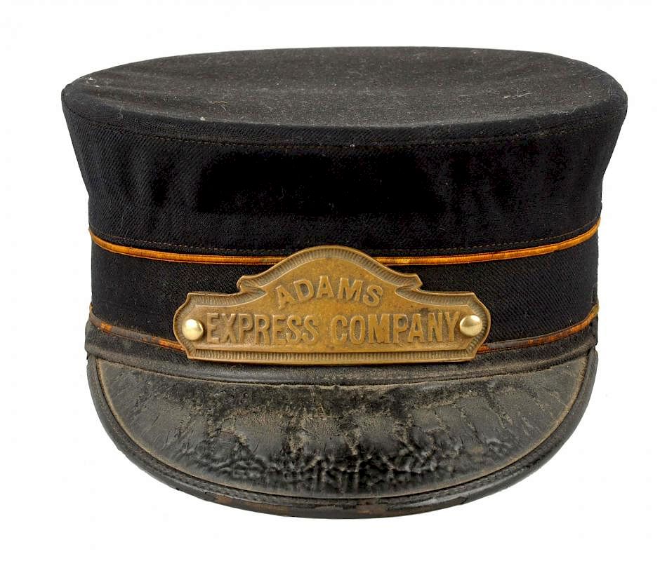 Appraisal: Adams Express Company Employee Hat Hat retains its original brass