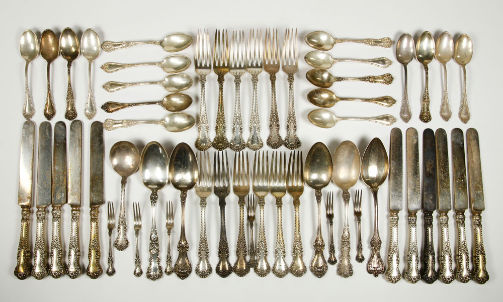 Appraisal: - Sterling Flatware Mixed set of sterling flatware partial service