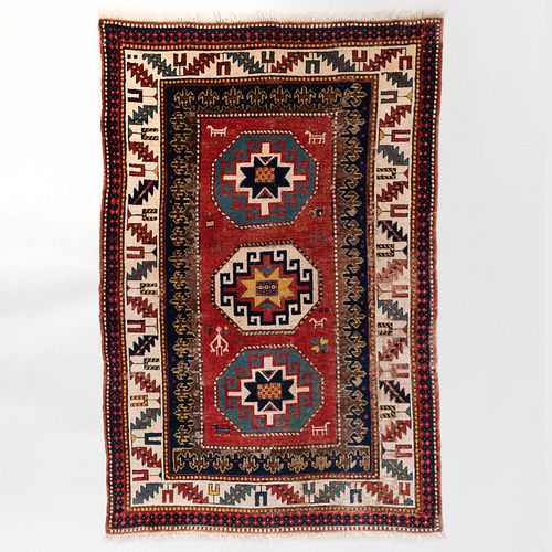 Appraisal: KAZAK RUG SOUTHWEST CAUCASUSApproximately ft in x ft in Condition