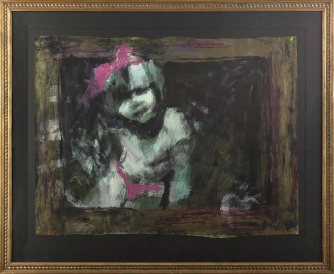 Appraisal: Barbara Brainard American New Orleans Contemporary Portrait of a Little