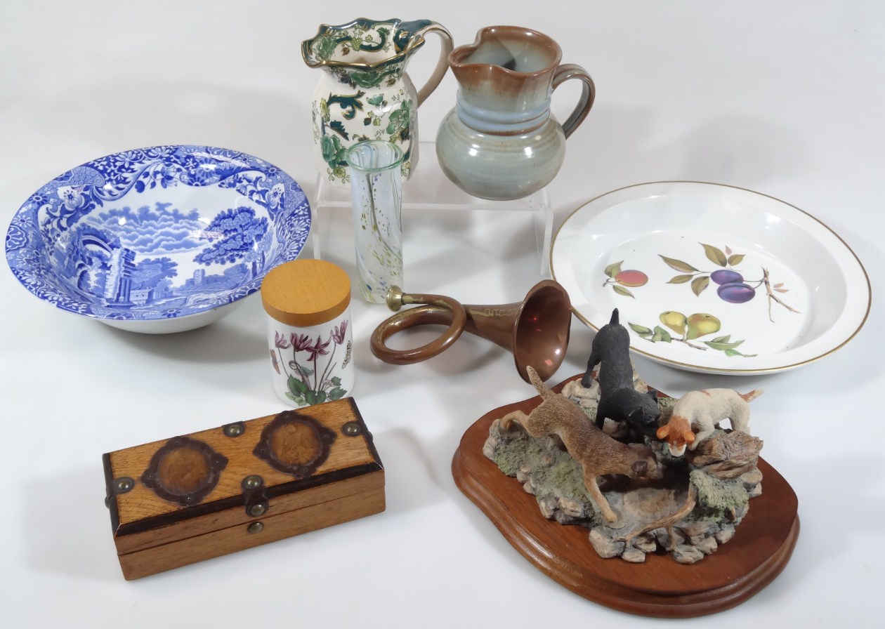 Appraisal: Various pottery collectables etc to include a Copeland Spode Italian