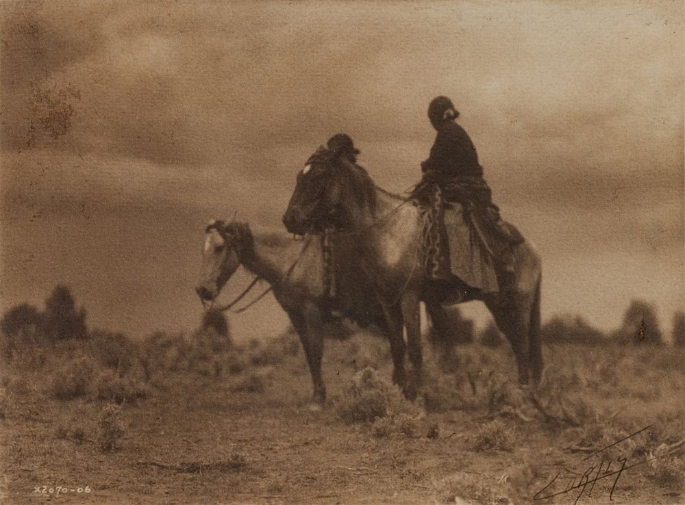 Appraisal: Edward S Curtis American - Women of the Desert Navaho