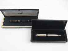 Appraisal: A Mont Blanc fountain pen with a ct gold nib