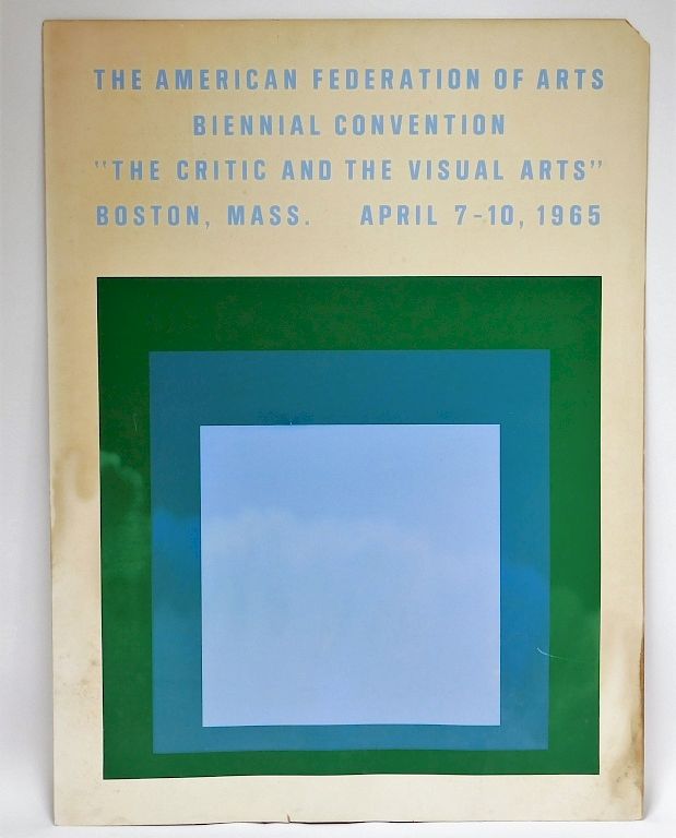 Appraisal: Josef Albers American Federation of Arts Poster Josef Albers Germany