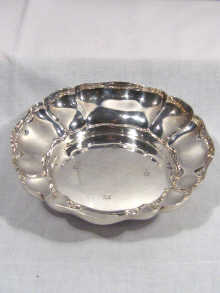 Appraisal: A modern silver dish weighing approx ounces cm diameter