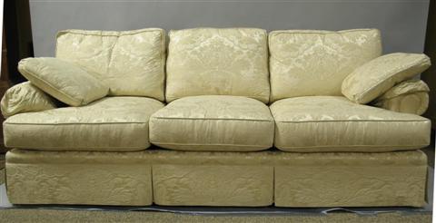 Appraisal: BAKER FURNITURE LOOSE BACK LAWSON SOFA Baker Furniture's Milling Road