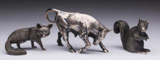 Appraisal: S Kirk Son sterling animal miniatures h Three S Kirk