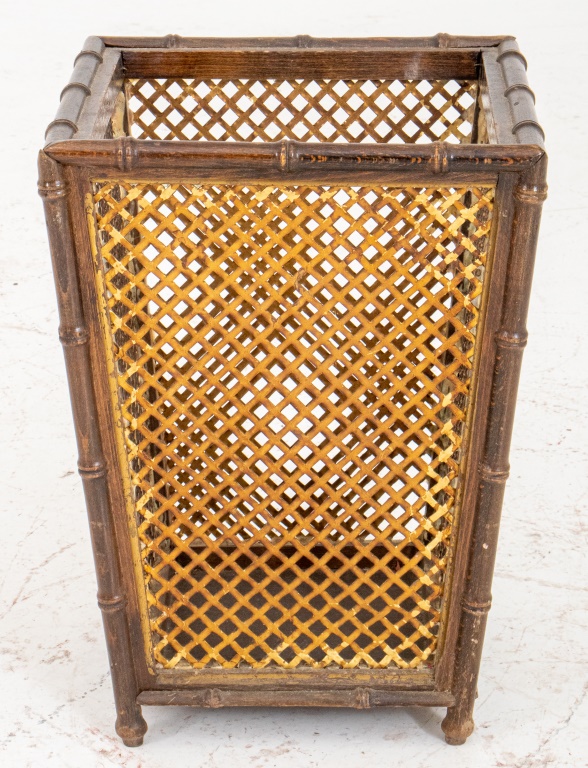 Appraisal: GILT BRASS AND CARVED WOOD UMBRELLA STAND Gilt brass and