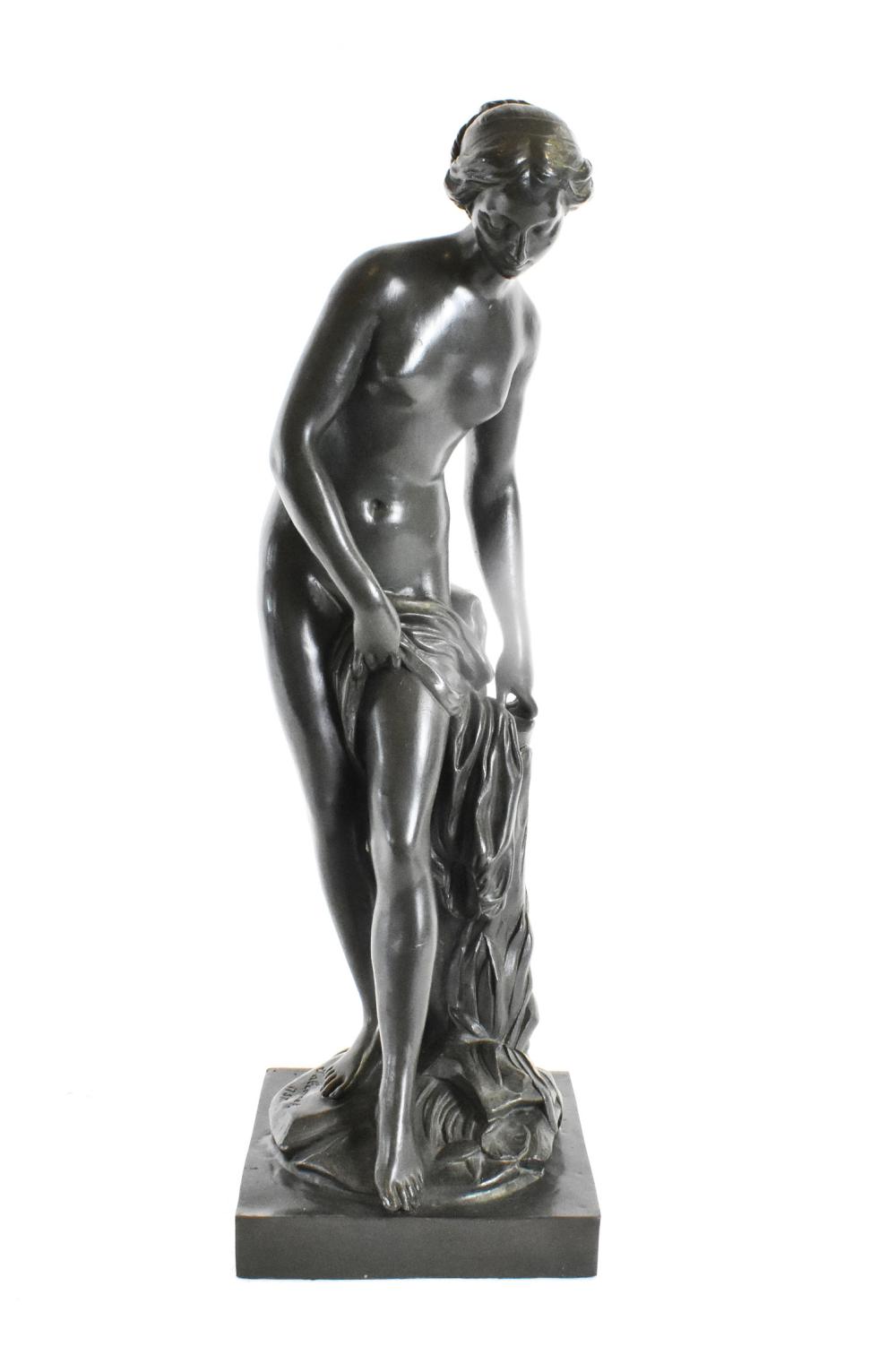 Appraisal: AFTER ETIENNE-MAURICE FALCONET FRENCH - Baigneuse Originally designed impressed signature