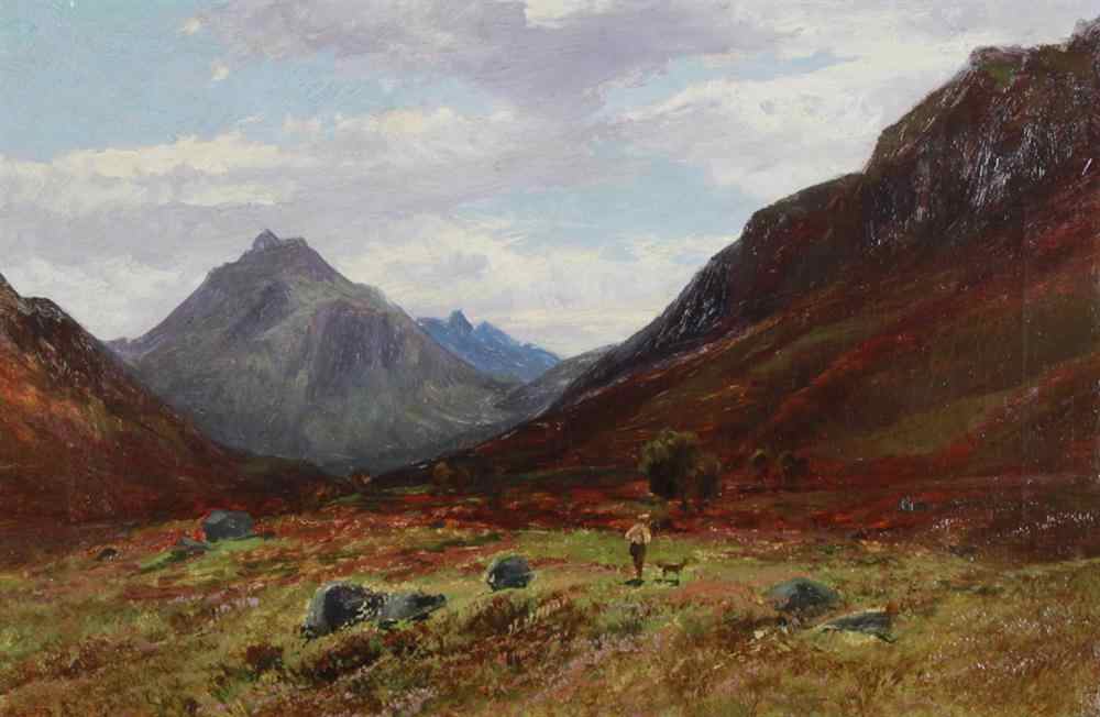 Appraisal: STYLE OF ALFRED DE BREANSKI UNITED KINGDOM - HIGHLAND LANDSCAPE