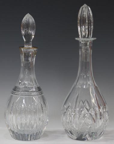 Appraisal: lot of Marquis by Waterford crystal decanters bearing acid-etched marks