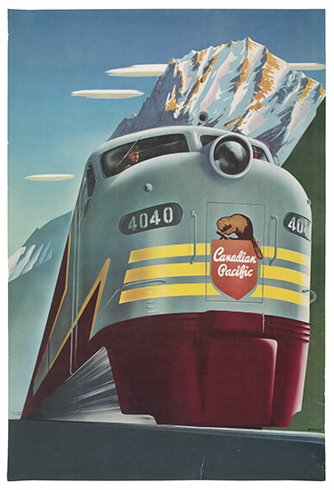 Appraisal: PETER EWART - CANADIAN PACIFIC x inches x cm Condition