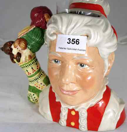 Appraisal: Royal Doulton Large Character Jug Mrs Claus D limited edition