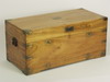 Appraisal: STORAGE CHEST - th C brass bound camphor wood storage