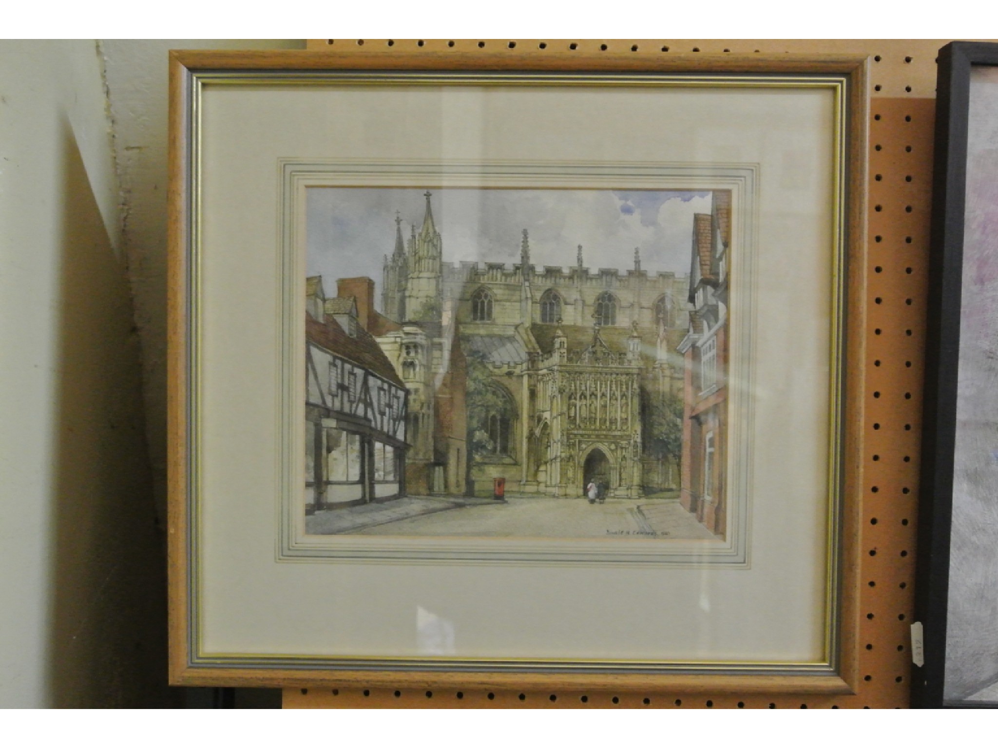 Appraisal: A th century watercolour by Donald H Edwards of a