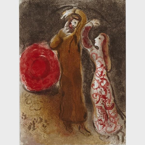 Appraisal: Marc Chagall - RENCONTRE DE RUTH ET DE BOAZ FROM