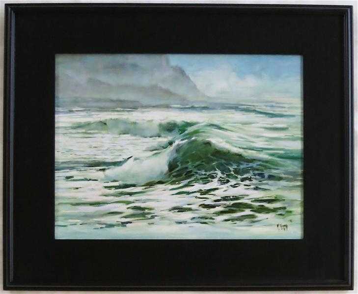 Appraisal: MARIE MARTIN OIL ON CANVAS California Oregon born Cape Perpetua