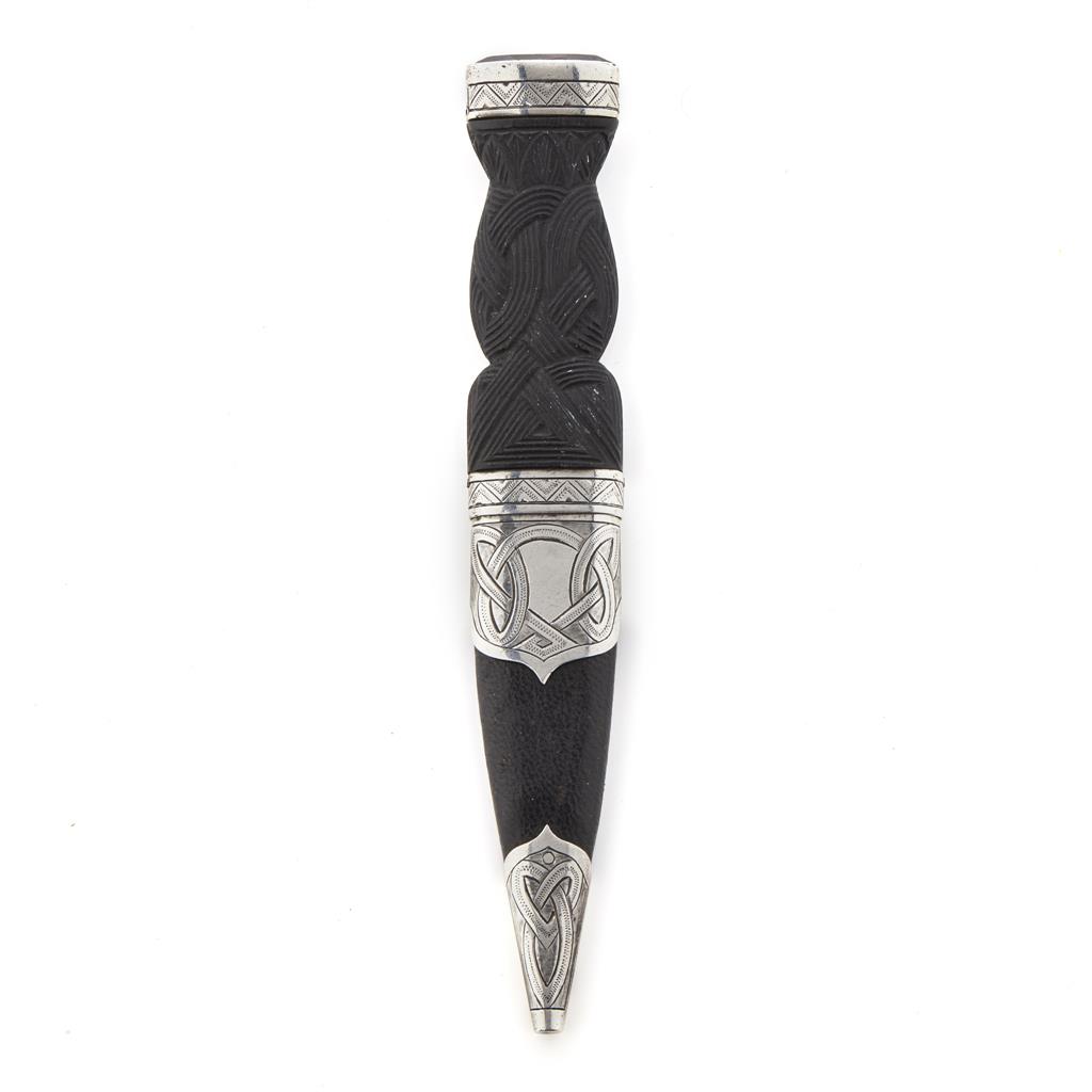 Appraisal: A Scottish Sgian Dubh Wilson and Sharp Edinburgh with basket