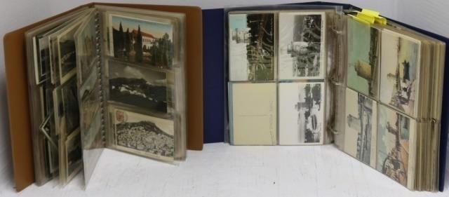 Appraisal: COLLECTION OF TWO ALBUMS OF VINTAGE GREEKPOSTCARDS TOTAL THE FIRST