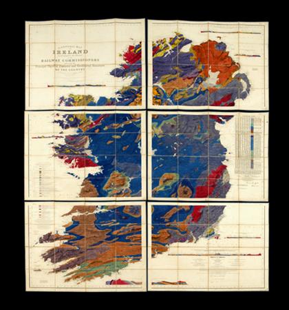 Appraisal: piece Hand-Colored Lithographic Map Griffith Richard John A General Map