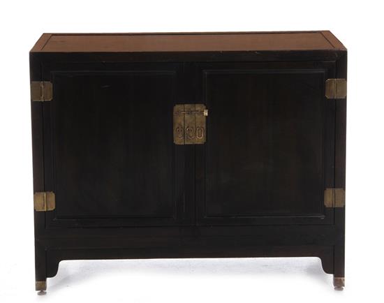 Appraisal: Baker Chinese style cabinet H W D Provenance Estate of