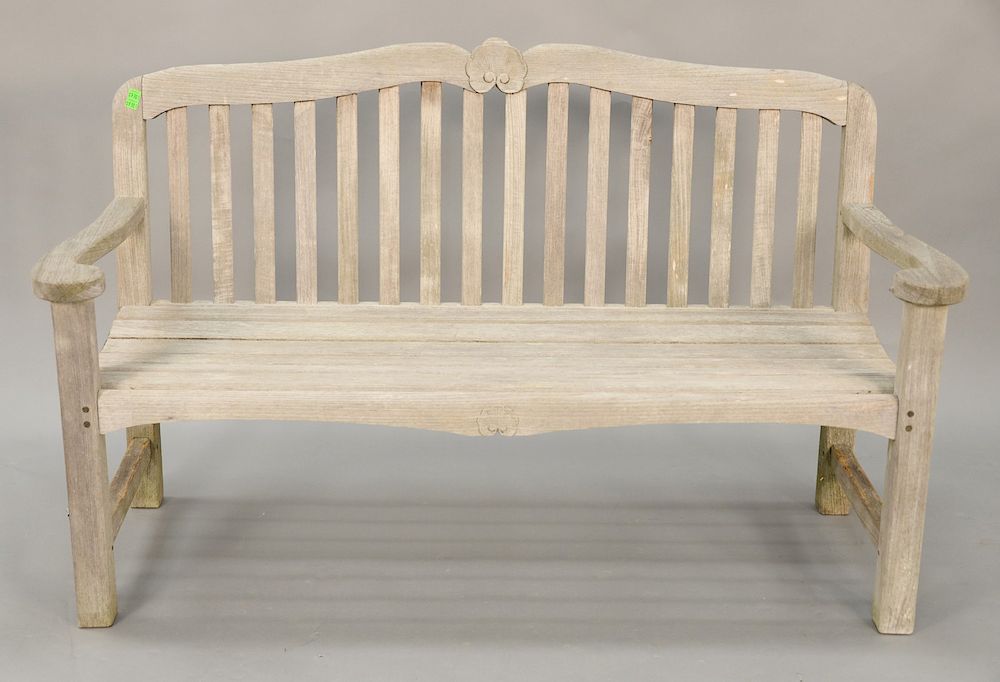 Appraisal: Kingsley Bate teak bench lg in Kingsley Bate teak bench