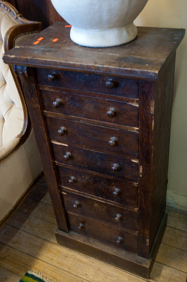 Appraisal: PERIOD SEVEN DRAWER CHEST OF DRAWERS