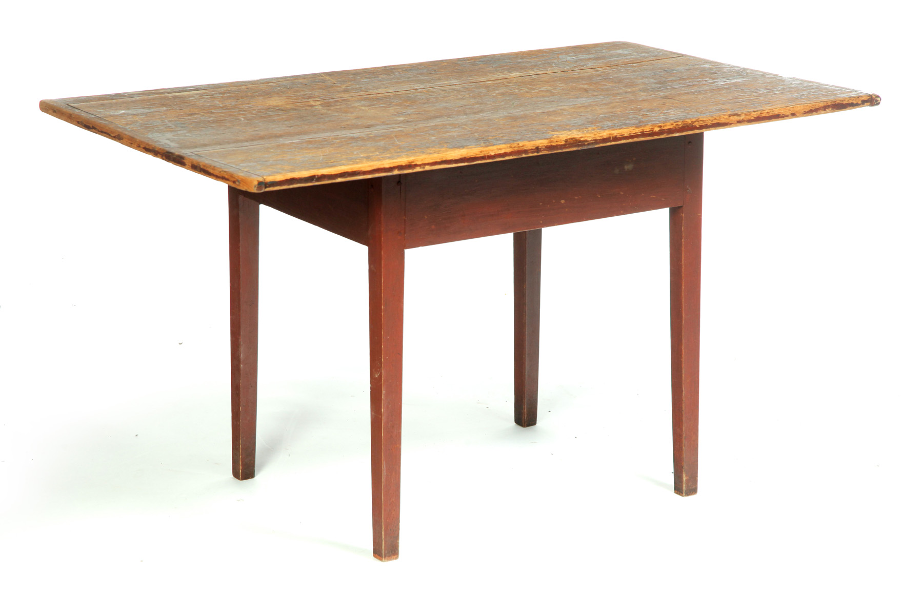 Appraisal: AMERICAN COUNTRY TAVERN OR WORK TABLE Early th century chestnut