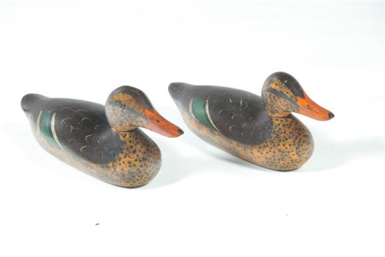 Appraisal: PAIR OF DECOYS Mason Factory Michigan early th century Tack