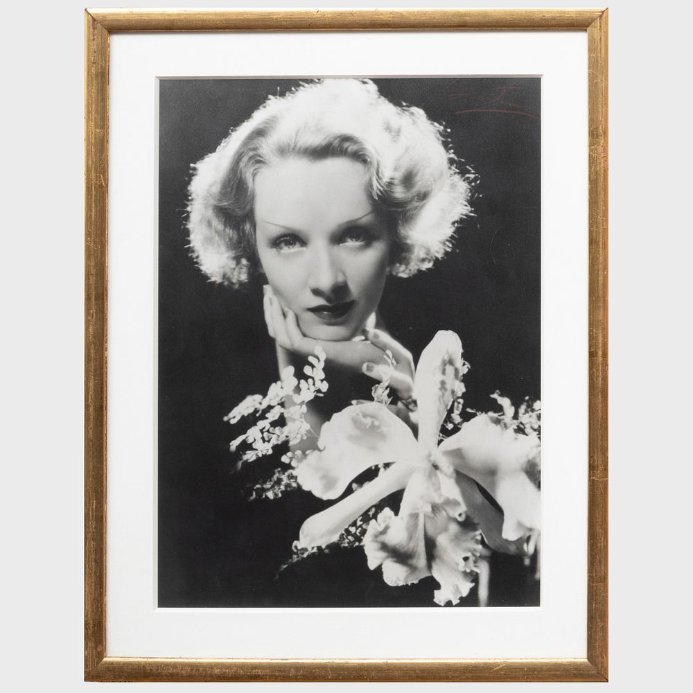 Appraisal: Cecil Beaton - Marlene Dietrich Gelatin silver print signed 'Beaton'