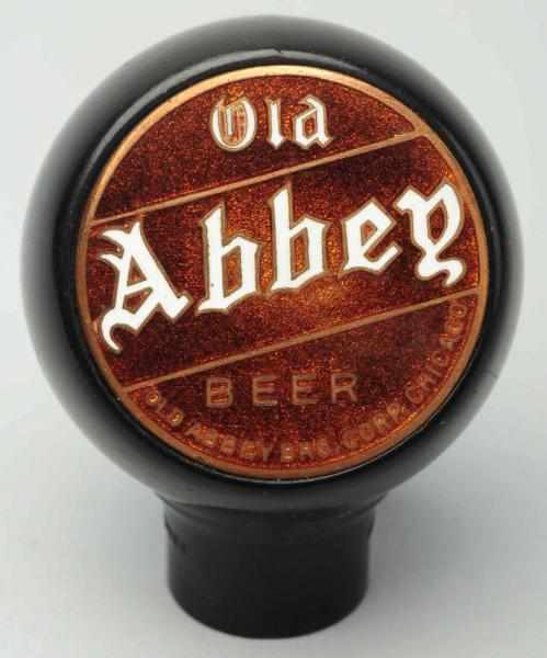 Appraisal: Old Abbey Beer Tap Knob Clean and bright face and