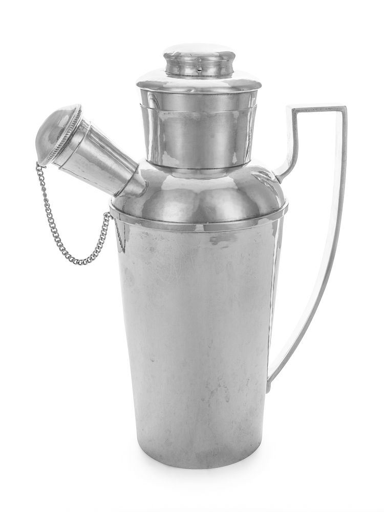 Appraisal: An American Silver Cocktail Shaker An American Silver Cocktail Shaker