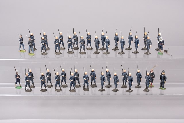 Appraisal: Lot of metal US Sailors by Britains and others Some