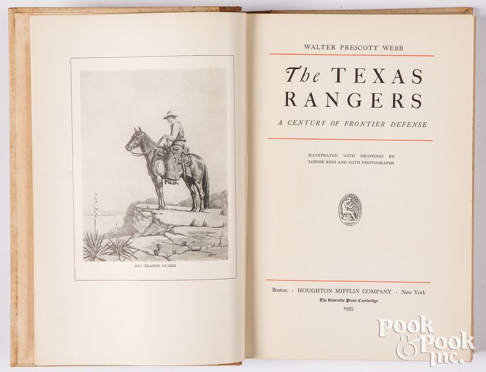 Appraisal: Signed First Edition The Texas Rangers Signed First Edition The