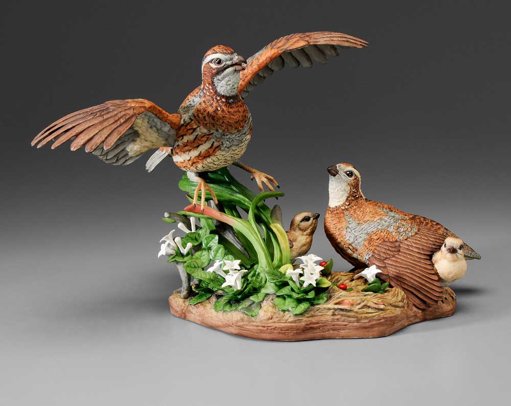 Appraisal: Boehm Limited Edition Bobwhite Quail Group American th century a