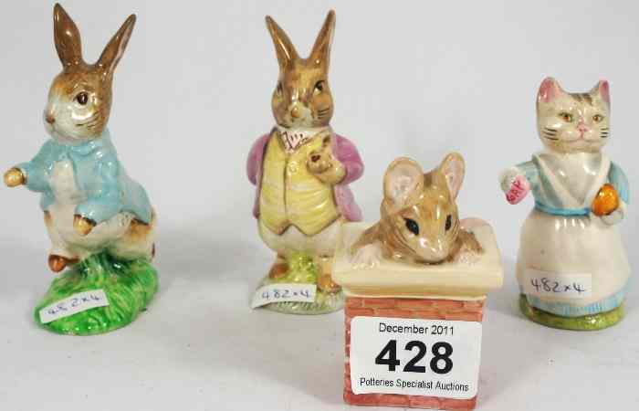 Appraisal: Beswick Beatrix Potter Figures Mr Benjamin Bunny Tom Thumb Peter