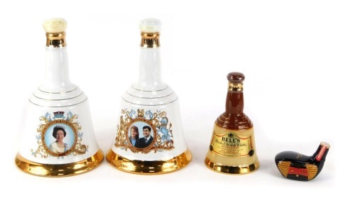 Appraisal: A group of Bells Scotch Whisky decanters comprising a Celebration