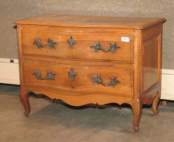 Appraisal: An Italian Rococo walnut commode composed of antique elements height