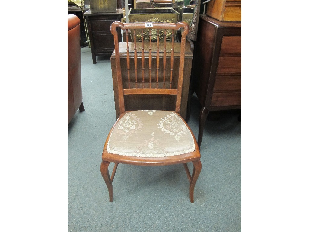 Appraisal: Spindle back nursing chair