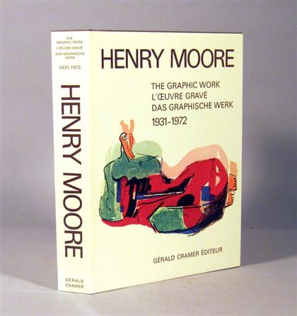 Appraisal: vol Cramer George et al Henry Moore Catalogue of Graphic