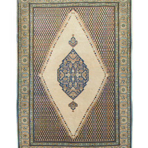 Appraisal: A Kashan Wool Rug th Century feet inches x feet