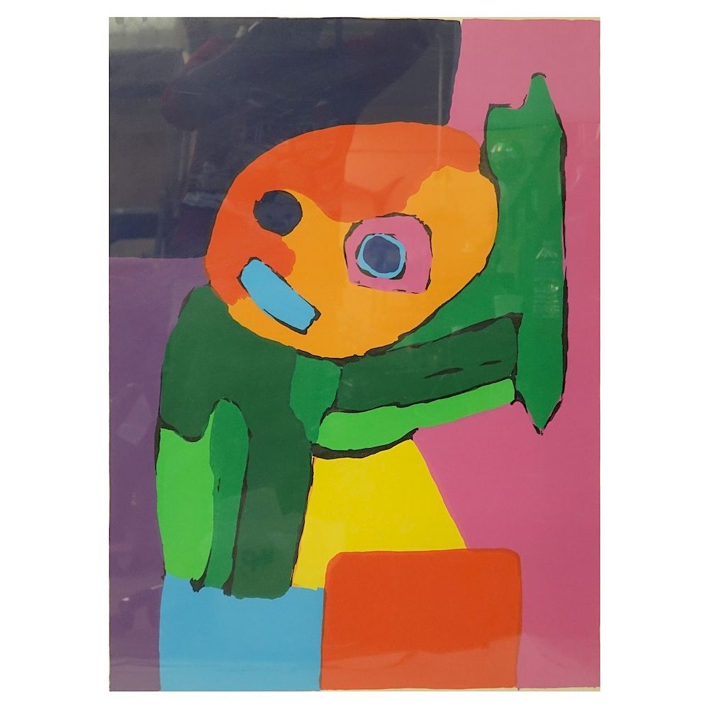 Appraisal: Karel Appel Color Lithograph Karel Appel American - Color Lithograph