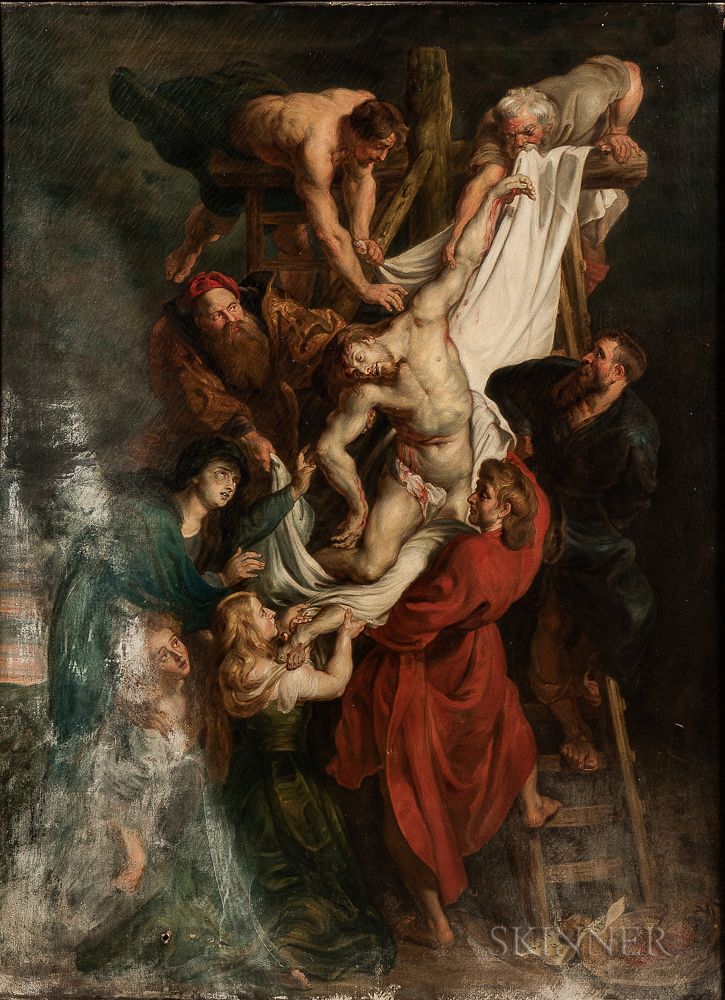 Appraisal: Continental School th Century Copy of Peter Paul Rubens's Descent