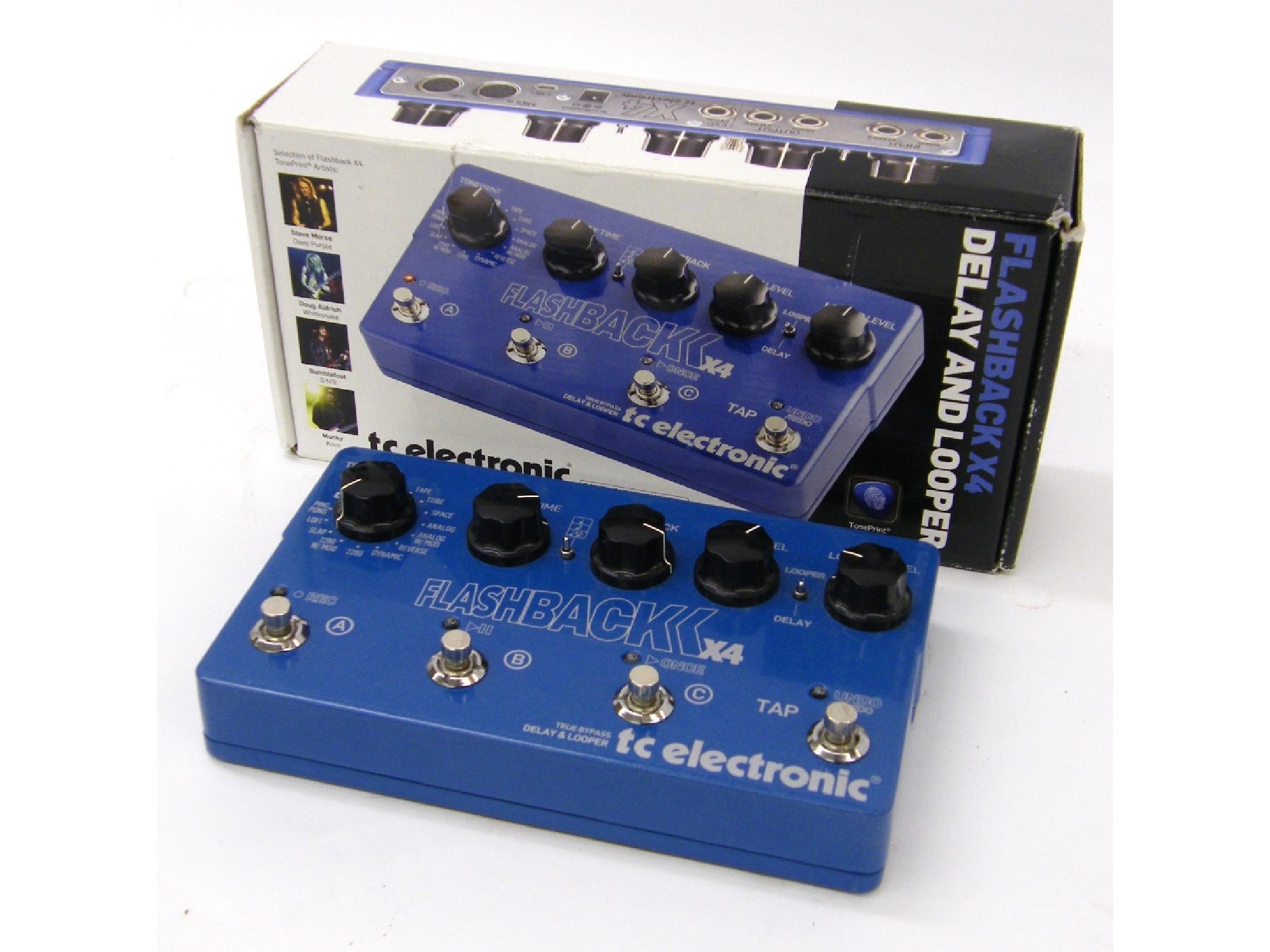 Appraisal: TC Electronic Flashback X delay and looper pedal boxed and