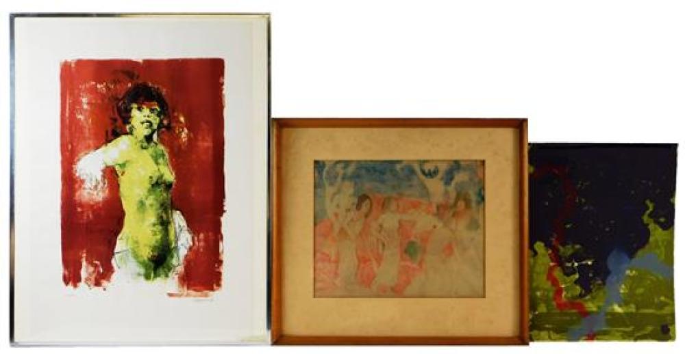 Appraisal: UPDATED Three works on paper including attributed to Hans Marees