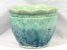 Appraisal: An Art Nouveau ceramic jardiniere cm high x cm diameter