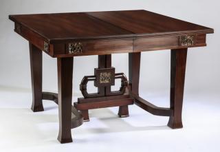 Appraisal: Mid th c Italian carved walnut table Mid th century