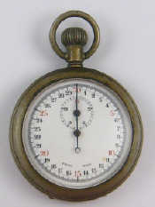 Appraisal: A British Military stop watch Mk II No in chamois